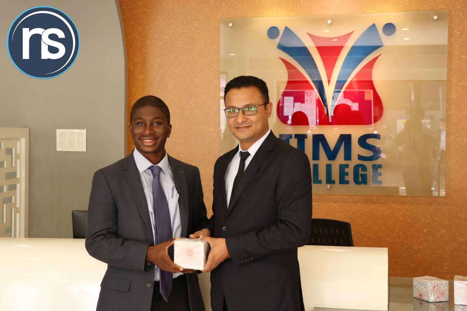 Interns in office environment