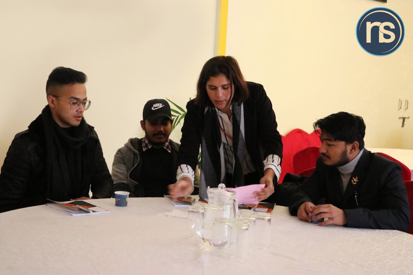 Interns networking event